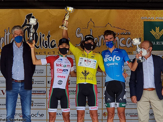 Triunfo final y absoluta de Vinicius Rangel en la Vuelta a Salamanca