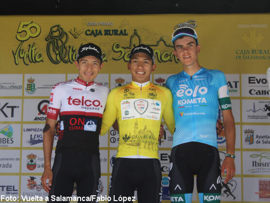 Edgar Cadena hace suya la Vuelta a Salamanca, Thomas Silva gana en la capital