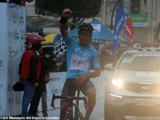 Vuelta a Ecuador: Wilson Haro se hace con el liderato ganando la etapa reina