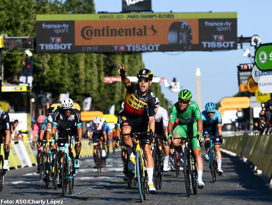 Tour de Francia: Wout Van Aert: "Ganar en los Campos Elseos es nico"