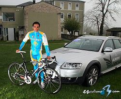Alberto Contador, 1900 kilómetros en coche para disputar la Flecha y Lieja Alberto Contador, 1900 kilómetros en coche para disputar la Flecha y Lieja