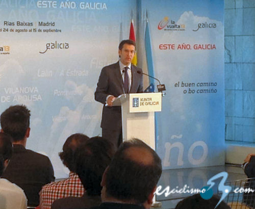Núñez Feijóo: "La Vuelta a España será un gran escaparate para Galicia" Núñez Feijóo: "La Vuelta a España será un gran escaparate para Galicia"