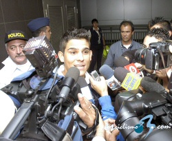 Andrey Amador, recibido como un héroe tras el Tour en Costa Rica Andrey Amador, recibido como un héroe tras el Tour en Costa Rica