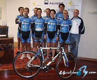 Aquagest presentó en Santiago de Compostela su potente equipo de ciclocross Aquagest presentó en Santiago de Compostela su potente equipo de ciclocross