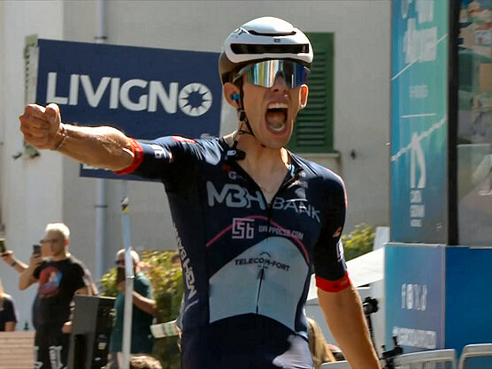 Alessandro Fancellu gana en Casalincontrada y se convierte en el primer l�der del Giro de los Abruzos
