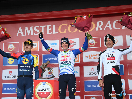 Remco Evenepoel logra su primera victoria en la Amstel Gold Race