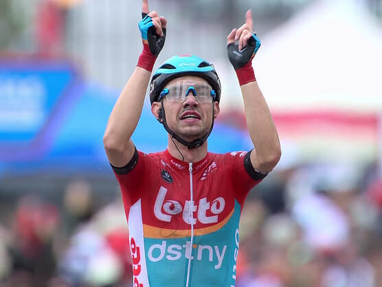 Vuelta a España: Andreas Kron gana la segunda etapa, Andrea Piccolo nuevo líder