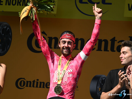 Ben Healy: "Ganar en el Tour es el producto del trabajo de toda mi carrera" Ben Healy: "Ganar en el Tour es el producto del trabajo de toda mi carrera"