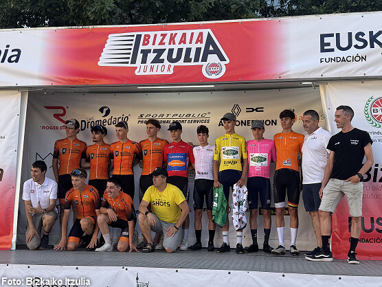 Álvaro Sansano se impone en solitario en Markina-Xemein y es el primer líder de la Bizkaiko Itzulia Álvaro Sansano se impone en solitario en Markina-Xemein y es el primer líder de la Bizkaiko Itzulia