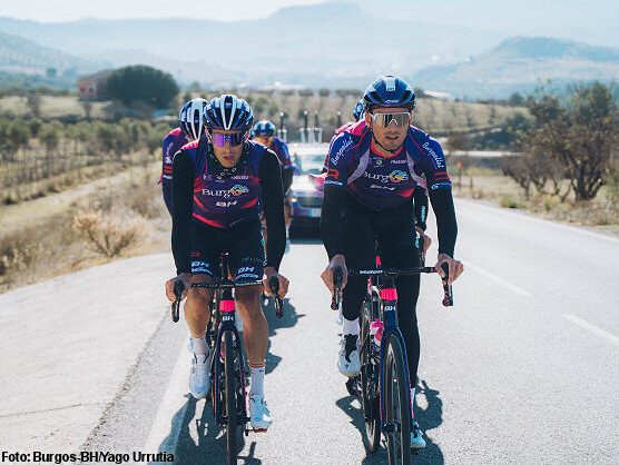 Victor Langellotti y Pelayo Sánchez, bazas del Burgos-BH para la general del Tour de Omán Victor Langellotti y Pelayo Sánchez, bazas del Burgos-BH para la general del Tour de Omán