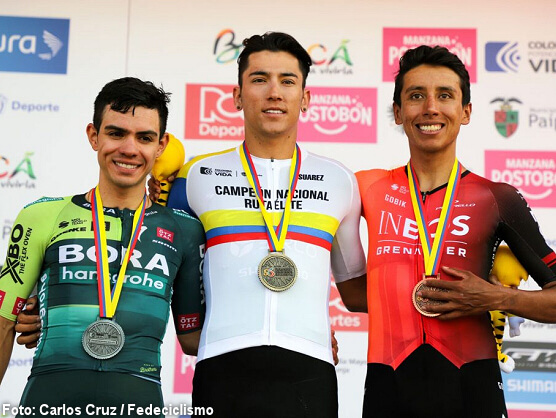 Alejandro Osorio, Campen de Colombia por delante de Sergio Higuita y Egan Bernal
