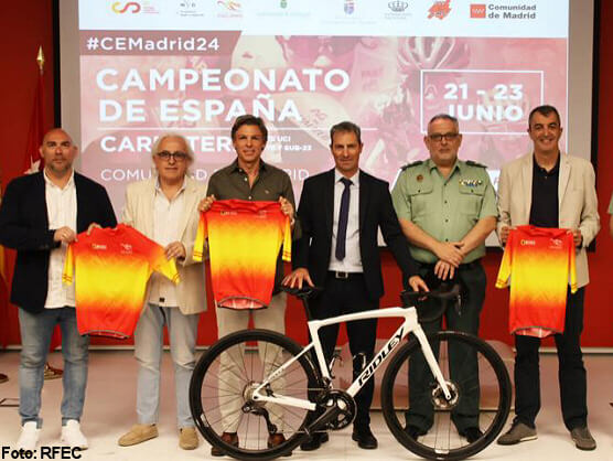 Presentado el Campeonato de España de Ciclismo en carretera Élite UCI, Élite y Sub23 de 2024 Presentado el Campeonato de España de Ciclismo en carretera Élite UCI, Élite y Sub23 de 2024