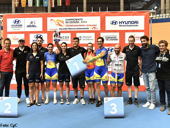 Campeonato de Espaa de pista: Helena Casas lleva a la victoria de Catalua en el medallero