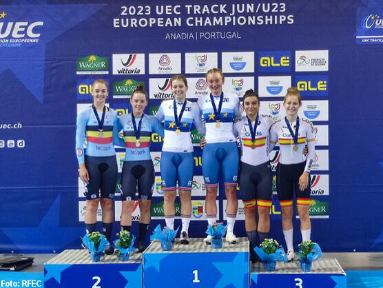 Eva Anguela e Izzy Escalera conquista el bronce en la Madison sub-23 del Campeonato de Europa