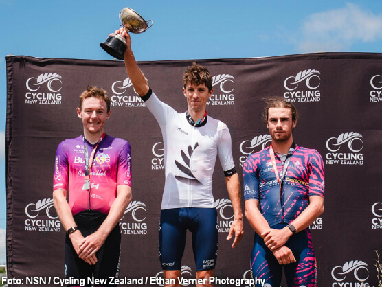 George Bennett se proclama campe�n de Nueva Zelanda de ciclismo en ruta, Josh Burnett plata
