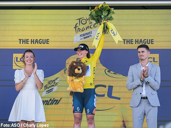 Charlotte Kool se hace con el primer maillot amarillo del Tour de Francia Femenino 2024 Charlotte Kool se hace con el primer maillot amarillo del Tour de Francia Femenino 2024