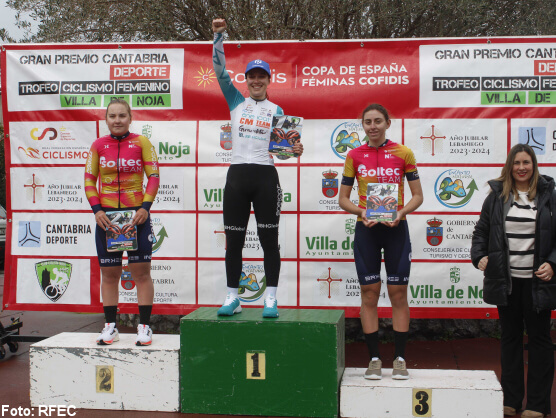 Isabel Martn vence en Noja y se coloca lder de la Copa de Espaa de Fminas Cofidis