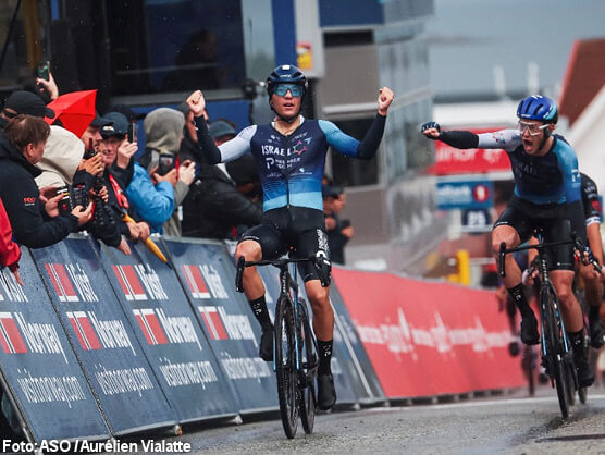 Corbin Strong se impone bajo la lluvia en Harstad y es el primer líder ...