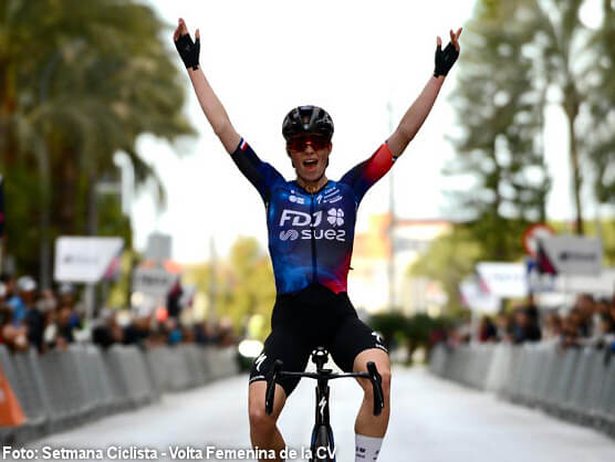 Demi Vollering arrasa en la primera etapa de la Setmana Ciclista Valenciana. Etapa y liderato Demi Vollering arrasa en la primera etapa de la Setmana Ciclista Valenciana. Etapa y liderato