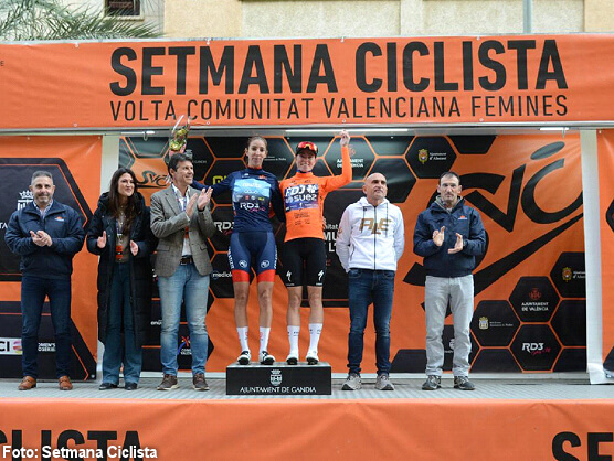 Demi Vollering vuela en Gandia y se viste de l�der en la Setmana Ciclista Valenciana