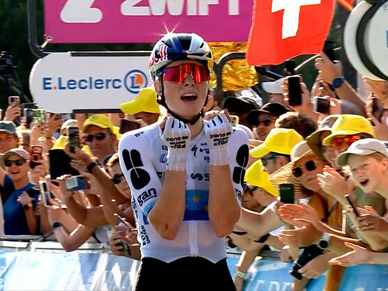 Demi Vollering gana en Niza y arrebata el maillot amarillo a Niewiadoma en el Tour de Francia Femenino