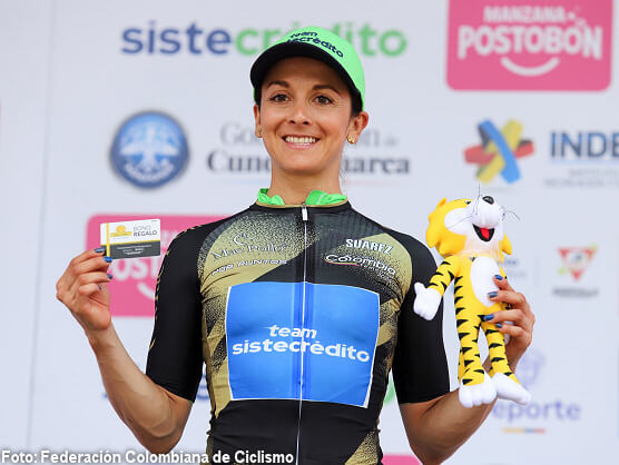 Peñuela vuelve a ganar en Buga, Andrea Ramírez conserva el liderato de la Vuelta a Colombia Femenina Peñuela vuelve a ganar en Buga, Andrea Ramírez conserva el liderato de la Vuelta a Colombia Femenina