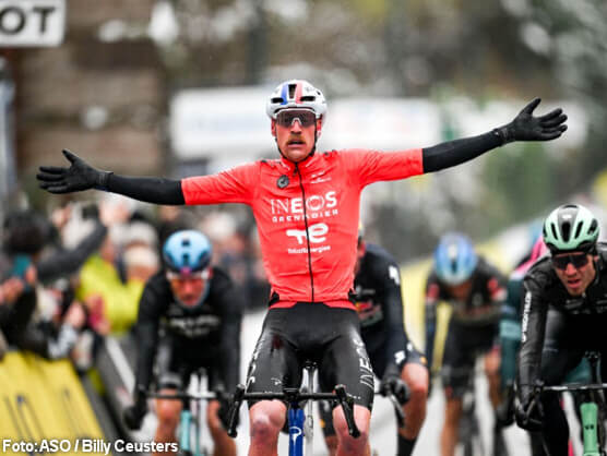 Godon se impone en la etapa recortada de Isola, Vingegaard mantiene el liderato en la Par�s-Niza