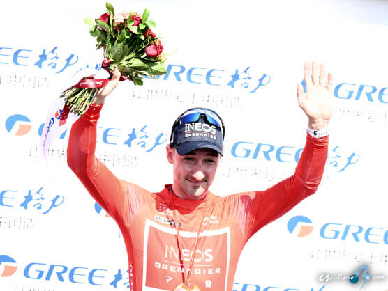 Elia Viviani, primer líder del exótico Tour de Guangxi Elia Viviani, primer líder del exótico Tour de Guangxi