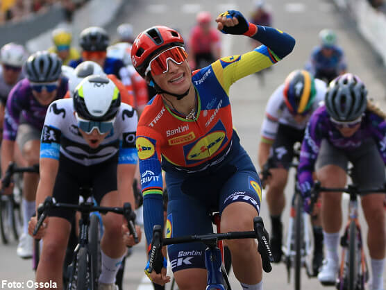 Elisa Balsamo conquista su tercer Trofeo Alfredo Binda con una victoria al sprint Elisa Balsamo conquista su tercer Trofeo Alfredo Binda con una victoria al sprint