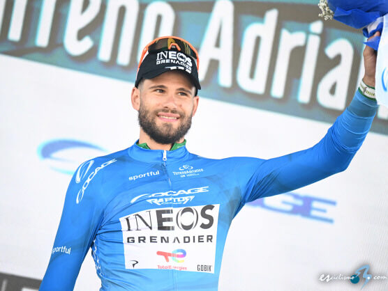 Filippo Ganna vuela en Lido di Camaiore y se viste de l�der en la Tirreno-Adri�tico 2026