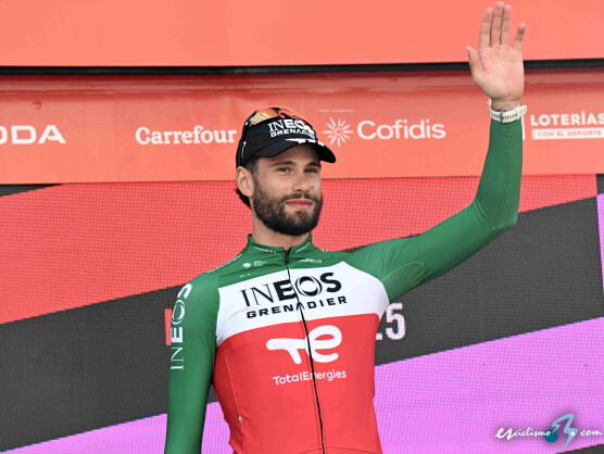 Vuelta a Espaa: Filippo Ganna: "Estoy contento de haber conseguido la victoria"