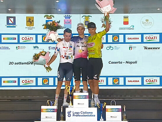 Eric Fagúndez gana por la mínima el Giro de Campania tras un final sobre pavé Eric Fagúndez gana por la mínima el Giro de Campania tras un final sobre pavé