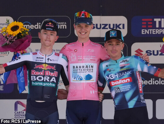 Jakob Omrzel se lleva el Giro Next Gen tras una vibrante etapa final en Pinerolo Jakob Omrzel se lleva el Giro Next Gen tras una vibrante etapa final en Pinerolo