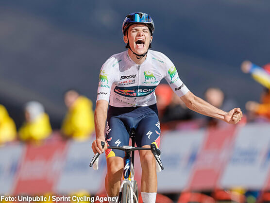 Vuelta a Espaa: Giulio Pellizzari: "Este es el mejor momento de mi corta carrera hasta ahora"