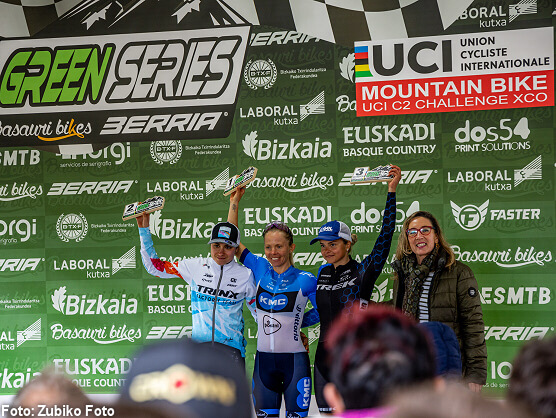 Janika Loiv y Francesc Barber se alzan con la victoria en las Green Series UCI de Bilbao