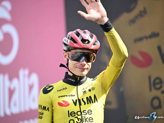Jonas Vingegaard asume los galones de patr�n del Giro de Italia