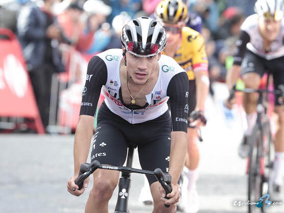 Vuelta a España: Juan Ayuso: "A Landa no he podido ni ayudarle" Vuelta a España: Juan Ayuso: "A Landa no he podido ni ayudarle"
