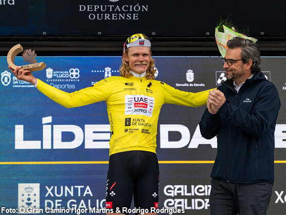 Julius Johansen sorprende en A Coruña y se viste de líder en el arranque de O Gran Camiño Julius Johansen sorprende en A Coruña y se viste de líder en el arranque de O Gran Camiño
