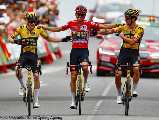 Vuelta a España: Sepp Kuss: "Fue especial entrar en meta con Vingegaard y Roglic" Vuelta a España: Sepp Kuss: "Fue especial entrar en meta con Vingegaard y Roglic"