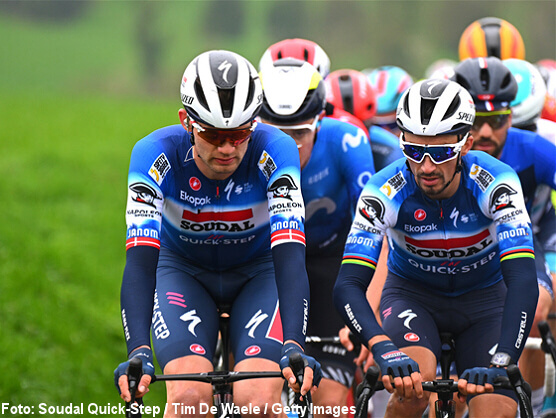 Soudal-Quick Step, con Alaphilippe y Asgreen, buscan conquistar el Tour de Flandes Soudal-Quick Step, con Alaphilippe y Asgreen, buscan conquistar el Tour de Flandes