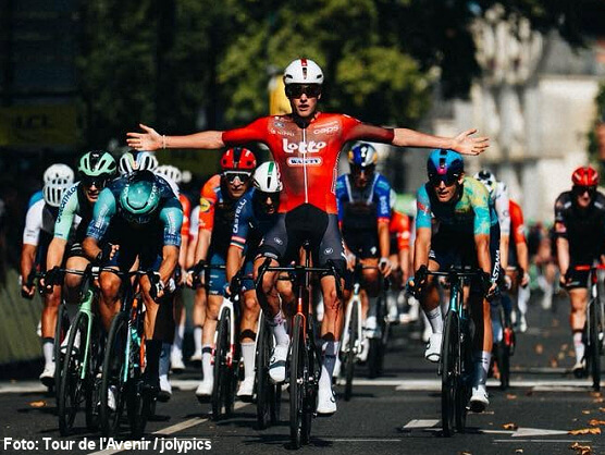Keije Solen gana una accidentada 2ª etapa del Tour del Porvenir y Haugland se viste de líder Keije Solen gana una accidentada 2ª etapa del Tour del Porvenir y Haugland se viste de líder