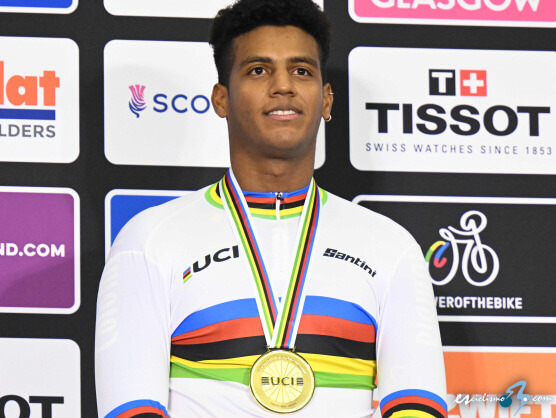 El colombiano Kevin Quintero, campeón mundial de Keirin en Glasgow El colombiano Kevin Quintero, campeón mundial de Keirin en Glasgow