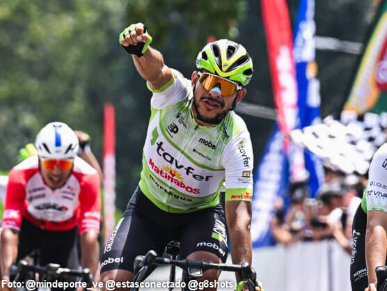 Leangel Linarez firma un nuevo triunfo al esprint en la 6� etapa de la Vuelta a Venezuela