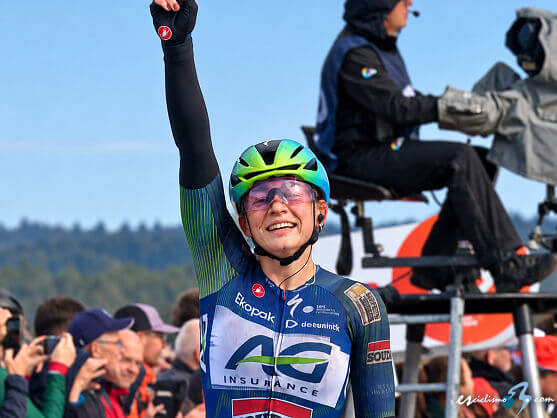 Letizia Borghesi gana en el Col du VAM y se coloca tercera del Eneco Tour Femenino