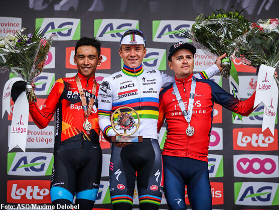 Remco Evenepoel se hace con su segunda Lieja-Bastoa-Lieja, Santiago Buitrago tercero