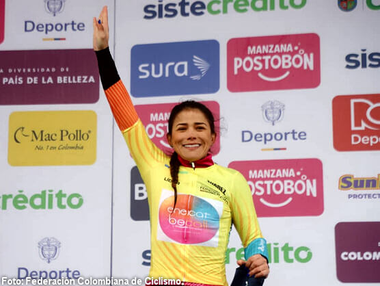 Lilibeth Chac�n asalta el liderato de la Vuelta a Colombia Femenina en el Alto de La L�nea