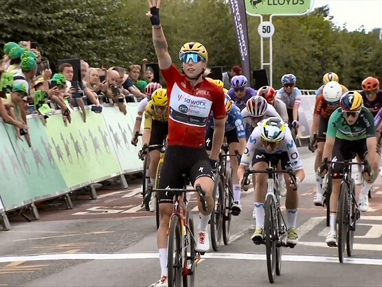 Lorena Wiebes supera las montañas de Gales y gana la 4ª etapa del Tour de Gran Bretaña Femenino Lorena Wiebes supera las montañas de Gales y gana la 4ª etapa del Tour de Gran Bretaña Femenino