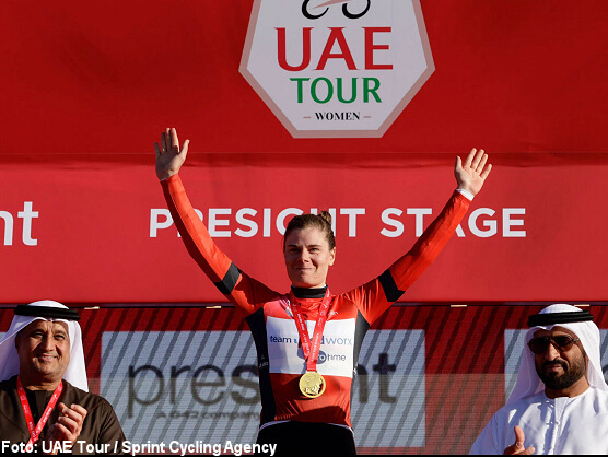UAE Tour Femenino: Lotte Kopecky asalta el liderato en Jebel Hafeet UAE Tour Femenino: Lotte Kopecky asalta el liderato en Jebel Hafeet