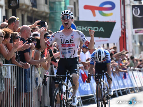 Clásica San Sebastián: Hirschi "encantado", Alaphilippe "decepcionado" y Van Eetvelt "súper contento" Clásica San Sebastián: Hirschi "encantado", Alaphilippe "decepcionado" y Van Eetvelt "súper contento"