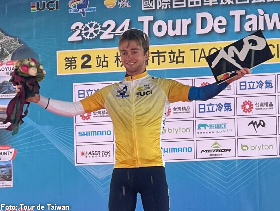 Tour de Taiwán: Mason Hollyman gana la segunda etapa y es líder. Iván Cobo segundo Tour de Taiwán: Mason Hollyman gana la segunda etapa y es líder. Iván Cobo segundo